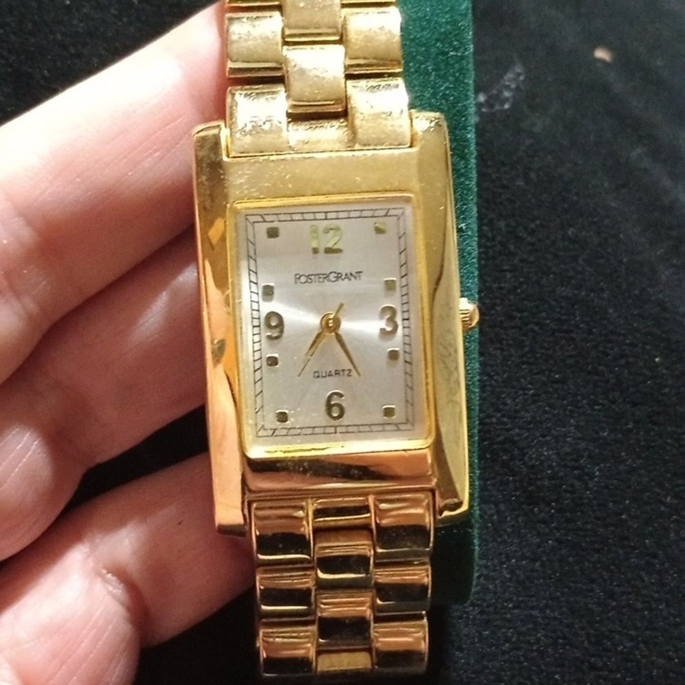 Foster Grant gold men's watch